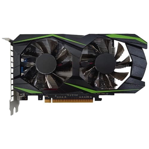 Image of ulafbwur Graphics GTX1050TI Graphic Card Independent Quick Heat Dissipation Multi-Interface 4GB Air Flowing PC Video Cards for Office Video Display, Black