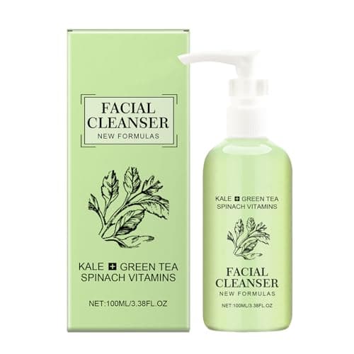 Image of Gentle Facial Cleanser, 100 ml Cleansing Cream Daily Cleanser - Facial Cleansing Exfoliating Face Cleanser for All Skin Types, Cleansing Foam for Dry Skin - Oily or Acne Prone Skin