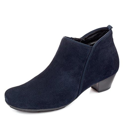 Image of Gabor Trudy Womens Ankle Boots 7 UK Marine Suede