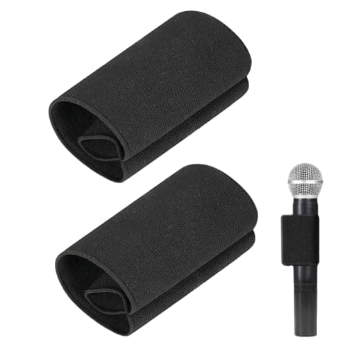 Image of Hand Microphone Elastic Sleeve for Sony ICD-TX660/TX650 Digital Voice Recorder, Recording plus microphone combo for Weddings and Interviews (2PCS)