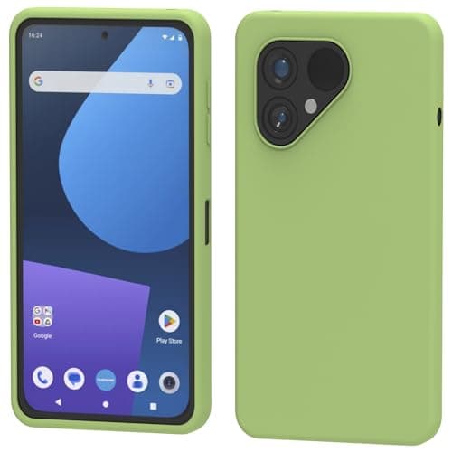 Image of foto-kontor Protective case compatible with Fairphone 5 rubber TPU mobile phone cover green