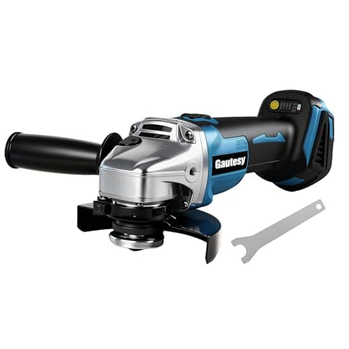 Image of Cordless Angle Grinder for Ma-Kita 18V Battery,Compact Brushless Motor with 9000 RPM and 4 Variable Speeds,125 Mm Grinding Wheel with Grinder Wrench for Grinding, Cutting, and Polishing (No Battery