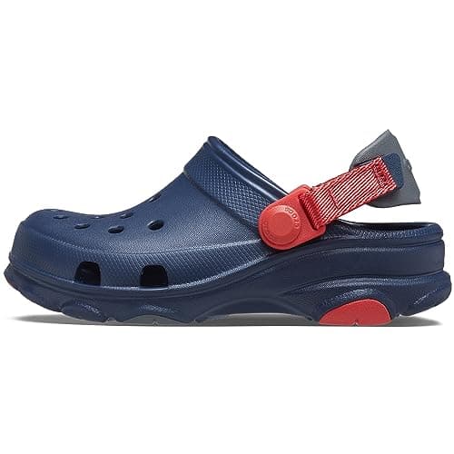 Image of Crocs Unisex Kids Classic All-Terrain T Clog, Navy, 6 UK Child
