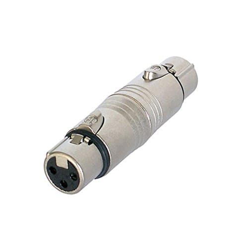 Image of Neutrik NA3FF Adapter XLR Female to XLR Female, Silver, 75.0 mm*20.0 mm*20.0 mm