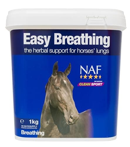Image of NAF Easy Breathing 1kg – Herbal Respiratory Supplement for Horses – Supports Clear Airways, Lung Health & Immune Function – Natural Daily Powder