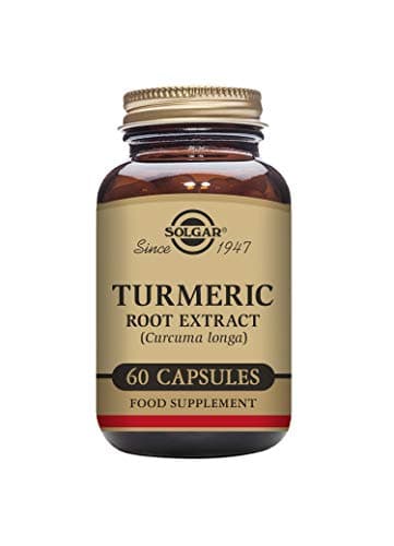 Image of Solgar Turmeric Root Extract Vegetable Capsules - Pack of 60 - Antioxidant Benefits - Vegan and Gluten Free