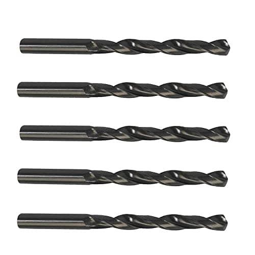 Image of Dapetz ® 5Pk Metric HSS-R Jobber Bits 9.5mm Hand Tool Drills HSS-R roll Forged 4341 high Speed Steel Manufactured to DIN338 with 118° Point