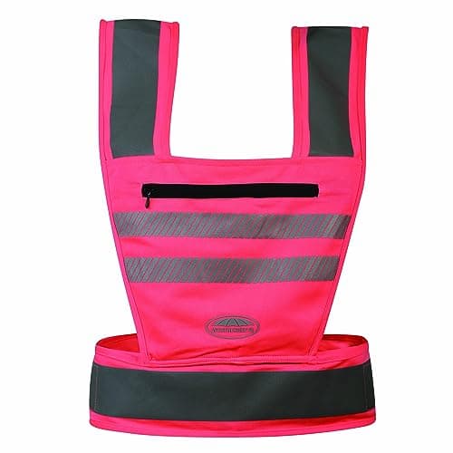 Image of WeatherBeeta Reflective Harness, Hi Vis Pink, Adults L