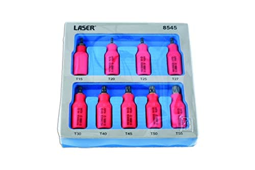 Image of Laser 8545 Insulated Star Bit Socket Set 3/8" D 9pc