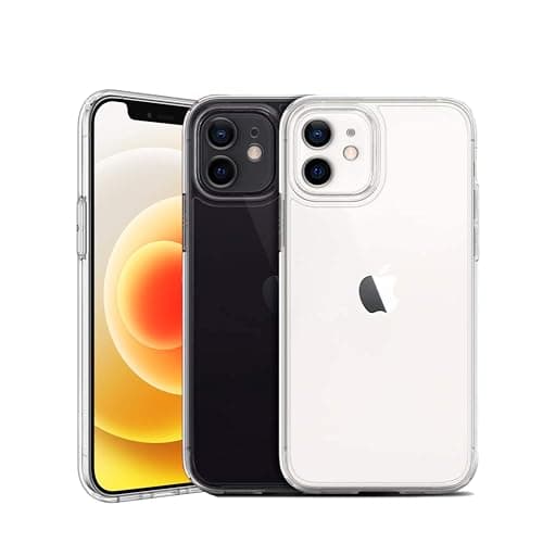 Image of TECHTRENCH Crystal Clear Compatible With iPhone 12 Mini Case, [Anti-Yellowing] Thin Slim Soft TPU Silicone Shockproof Phone Cover Case for iPhone 12 Mini 5.4