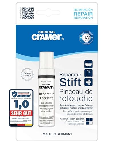 Image of Cramer S201AMZ Bath Touch Up Stick, alpine white , 12 ml