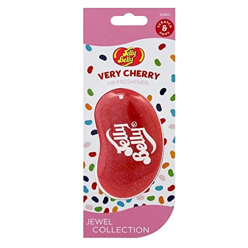 Image of Jelly Belly Jewel Collection Very Cherry 3D Air Freshener Car Van Home Sparkle