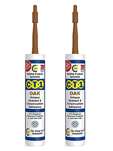 Image of CT1 - Building Sealant & Adhesive Snag Tube for Virtually Any Material (Oak Twin Pack)