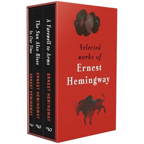 Image of Selected Works of Ernest Hemingway 3 Books Collection Box Set(In Our Time, The Sun Also Rises & A Farewell to Arms)