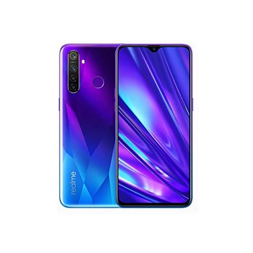 Image of realme 5 Pro Smartphone 8GB RAM + 128GB ROM, 6.3 '' IPS Screen, Octa-Core processor, 16MP Front and 48MP AI Quad Camera, Dual Sim, Sparkling Blue, UK plug, 8GB+128GB