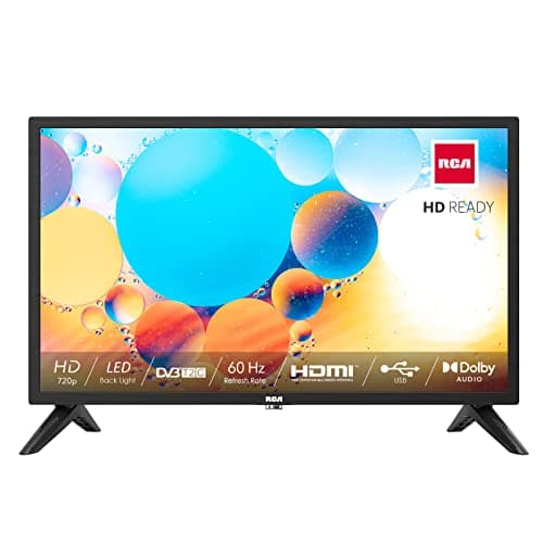 Image of RCA RB24F1D 24 inch TV, Freeview HD Dolby Digital Audio TV, HD LED Backlighting Display, HDMI SCART USB Media Player Monitor for PS5 Xbox