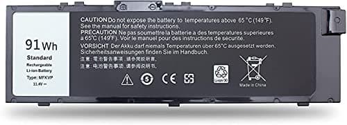 Image of ASKC MFKVP Laptop Battery for Dell Precision 15 7510 7520 M7510 17 7710 7720 M7710 Series 451-BBSF 451-BBSB TWCPG T05W1 GR5D3 0FNY7 1G9VM M28DH 11.4V 9 1Wh 6Cell