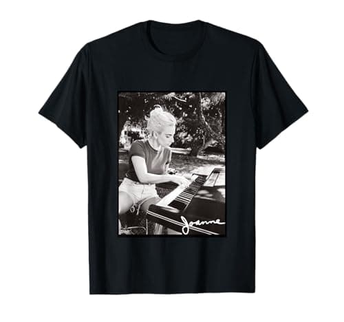 Image of Lady Gaga Joanne Piano Photo T-Shirt