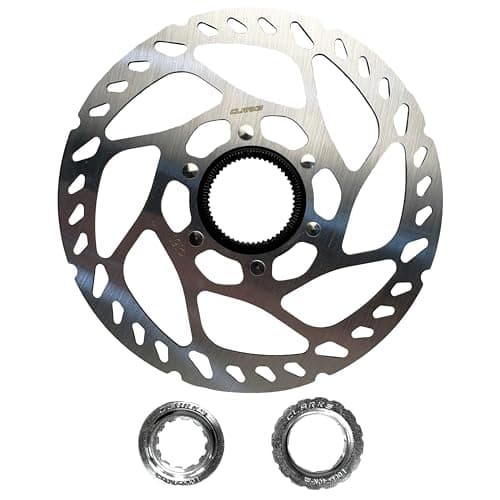 Image of Clarks Cycle Systems C-CL Centre Lock Disc Brake Rotor, Silver, 180mm