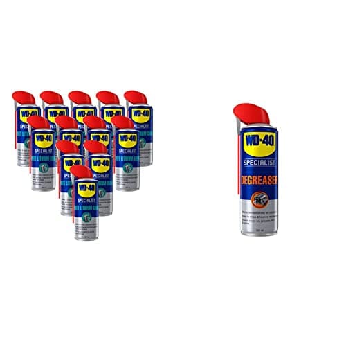Image of WD-40 Specialist White Lithium Grease Smart Straw & Specialist Degreaser Spray - Professional Strength, Heavy Duty Cleaner & Degreaser For Tough Grease & Grime