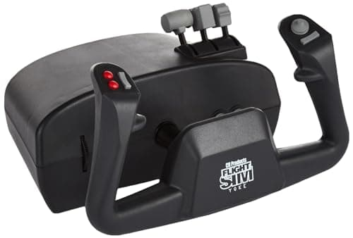 Image of CH 200-615 Flight Sim Yoke (PC), Black