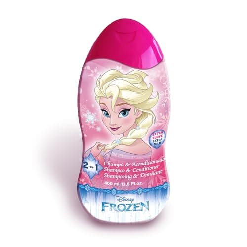 Image of Disney Frozen 2-in-1 Shampoo & Conditioner for Adults & Kids 6+, Hydrates, Detangles, and Reduces Frizz, Extra-Mild Formula, pH-Balanced, Mild Fragrance, Suitable for All Hair Types, 400ml