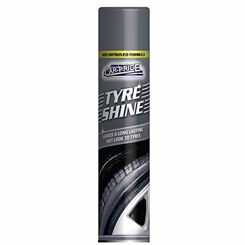 Image of 151 CAR VAN BIKE TYRE SHINE WET LOOK SPRAY BLACK