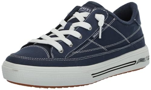 Image of Skechers Women's Arcade Arch Fit-Arcata Sneaker, Navy, 5.5 UK