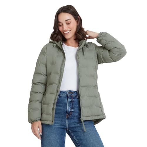 Image of TOG24 Palmer Women's Padded Heat-Sealed Jacket, Insulated Filling, Wind-Resistant & Warm. All seasons Baffle Jacket With DWR Coating For Light Rain Resistance