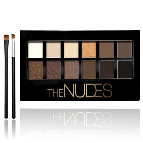 Image of Smoky Eyeshadow Palette, Brown Eyeshadow Pallets for Women, Nude Eye Shadows Matte Palette, 12 Shades Long Lasting Eye Makeup, Dark Eyeshadow for Smokey Look (#1)