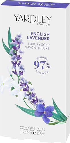 Image of Yardley London English Lavender Luxury Soaps for her 3x100g