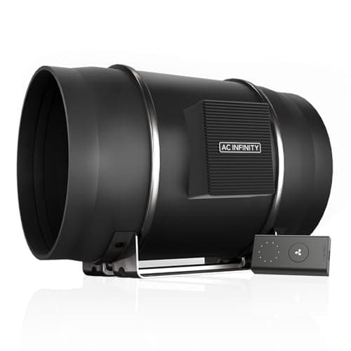 Image of AC Infinity CLOUDLINE S12, Quiet 300mm Inline Duct Fan with Speed Controller - Ventilation Exhaust Fan for Heating Cooling Booster, Grow Tents, Hydroponics, 12-Inch