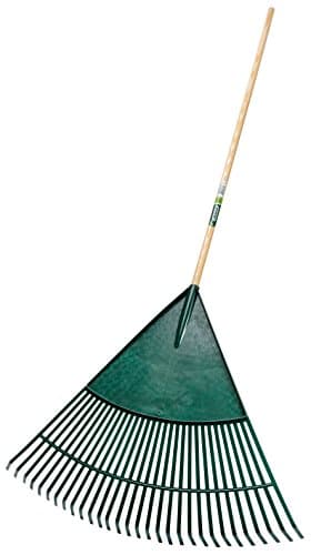 Image of Draper 34875 Extra Large Head Plastic Leaf Rake, 700mm, Blue
