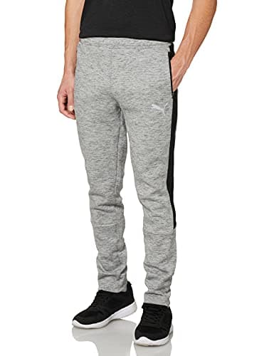 Image of PUMA Men's EVOSTRIPE Pants, Medium Gray Heather, size: XL