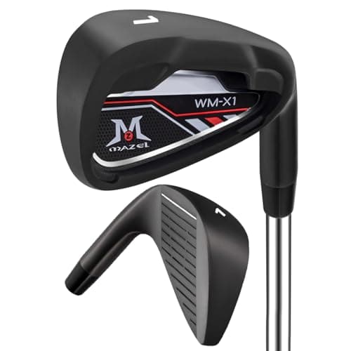 Image of MAZEL Golf Iron for Men 1,2,3,4,5,6,7,8,9, P, S, Right Hand Single Golf Club Iron CNC Milled Face, Precise Direction Control