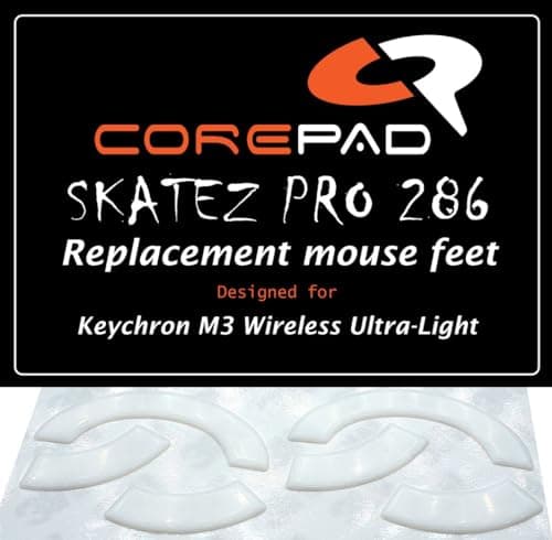 Image of Corepad Skatez PRO 286 Replacement Mouse Feet Compatible with Keychron M3 Wireless Ultra-Light