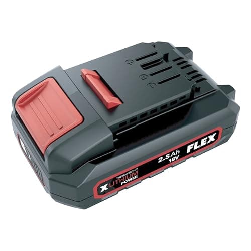 Image of Flex - 2,5 Ah Li-Ion Rechargeable Battery Pack 18 V, Includes 1 x 2,5 Ah Battery - 532732 - With Electronic Management System, Integrated Charge and Discharge Protection - Work Tools