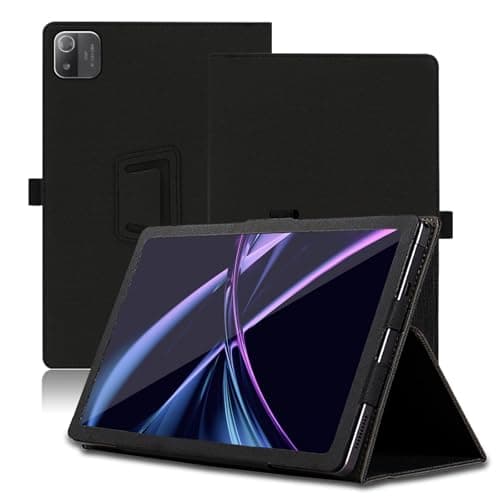 Image of Case for Acer Iconia Tab A10 (A10-21-A0T7) 10.1 inch, Acer Iconia Tab A10-21-A43P Tablet Case, Folding Stand Protective Cover with Pencil Holder and Wrist Strap, Full Protection. (Black)