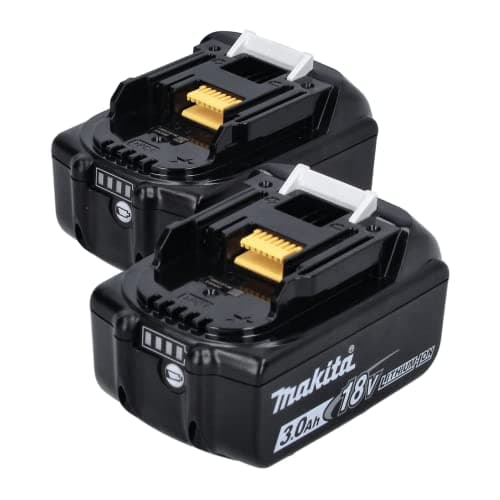 Image of MAKITA BL1830 18.0V 3.0Ah Lithium-ion Battery (Pack of 2) (638409-2) - Genuine