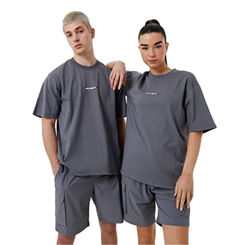 Image of Jack Wills Mens Side Panel Short Sleeve T-Shirt Shark Grey XL