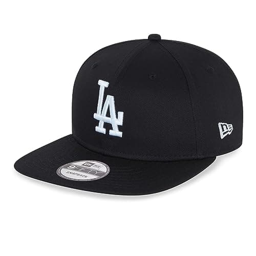 Image of New Era Los Angeles Dodgers MLB Kappe 9Fifty verstellbar LA Logo Baseball Schwarz - S-M (6 3/8-7 1/4)