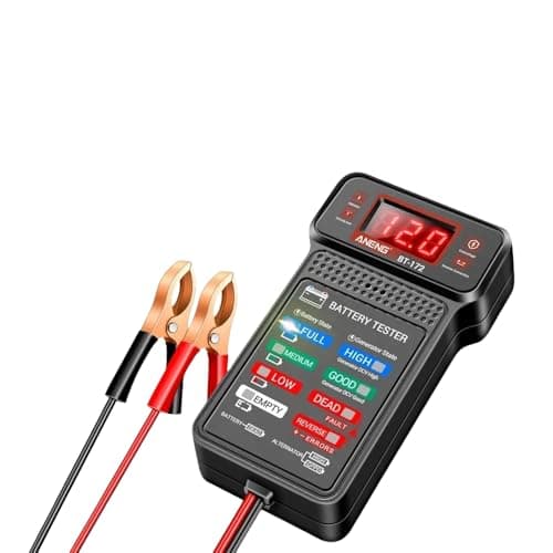 Image of DollaTek Car Batteries Tester 100-2000CCA Battery-Load Tester 12V Fault Testing Tool Automobile Batteries and Alternator