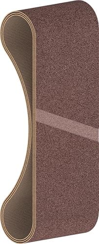 Image of Bosch 3X PRO Paint on Wood and Hardwood X440 Sanding Belt for Sanders (for Paint on Wood, Hardwood, 100 x 620 mm, Grit 80, Professional Accessory Belt Sander)