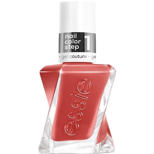 Image of Essie Couture Fashion Freedom Nail Polish - No. 549, Woven at Heart Long Lasting Nail Polish in Red, 13.5 ml