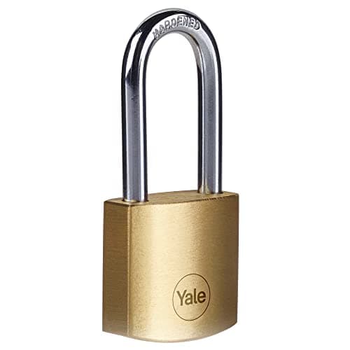 Image of Yale Y110B/40/140/1 Brass Safety Padlock Brass 40mm Long Arc Y110B Blister