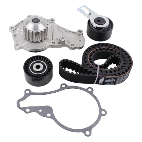 Image of HouYeen Pack of 5 Timing Belt Kit and Water Pump for Citroën Berlingo, C-Elysee, C3 Mk1, C4 Grand Picasso Mk1, C5 Mk3, Dispatch Mk2, Ford C Max, Focus, Galaxy Mk2, Grand Cmax, Mondeo Mk4, S max