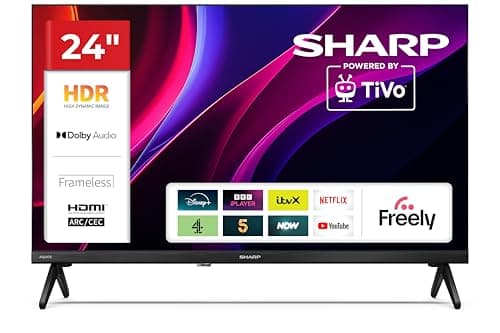 Image of Sharp 24-inch HD Smart TV Dolby Digital HDR10 HDMI ARC Freely Included 24HE2345K (HE Series)