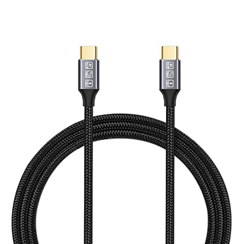 Image of USB-C to USB-C 3.1 Gen2 Cable 10Gbps Data Transfer, 100W 20V/5A 3.3ft USB Type C PD Fast Charging Cable 4K Video Output Compatible with Thunderbolt 3, iPad Pro, MacBook Pro, Galaxy S21 1M