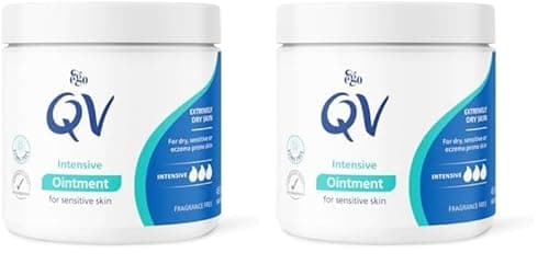Image of QV Intensive Ointment (450g) Soothing Moisturiser for Extremely Dry and Sensitive Skin, Rich Intensive Balm, Fragrance Free, Noncomedogenic, Sting Free Skin Care for Eczema, Psoriasis, Dermatitis