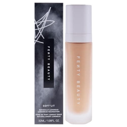 Image of Soft Lit Naturally Luminous Longwear Foundation - 250 Light Medium Warm Golden by Fenty Beauty for Women - 1.08 oz Foundation